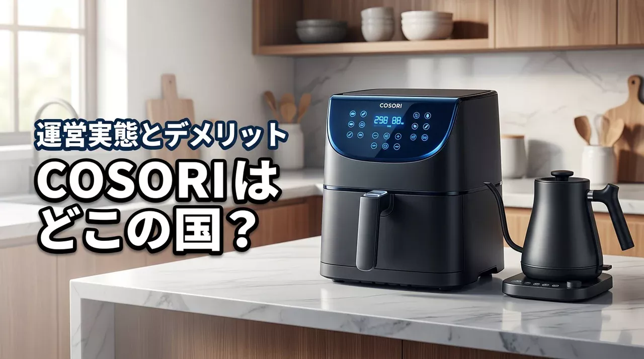 【真相】cosoriはどこの国？運営企業の実態からデメリットまで購入前に確認