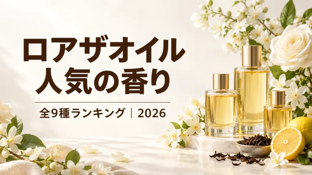 ロアザオイルの人気の香りランキング！全9種の特徴と選び方【2026】